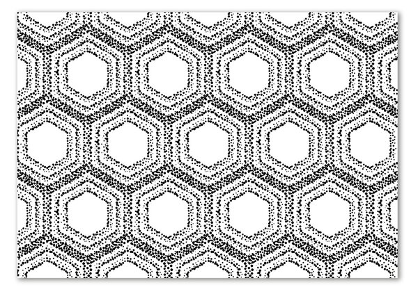 Tablou Printat Pe Sticlă fundal geometrică