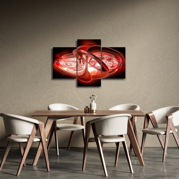 Tabloul - forme roșii (90x60 cm)