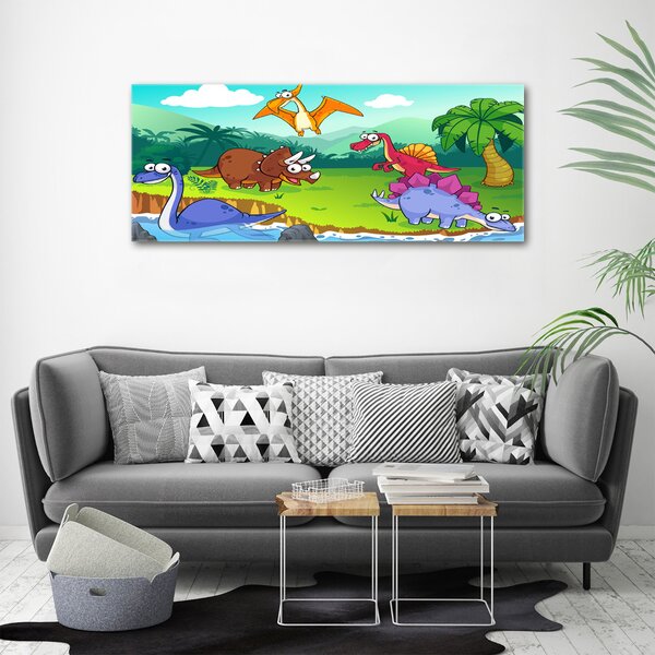 Tablou pe pânză canvas dinozauri