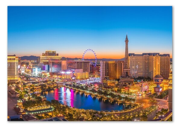 Fotografie imprimată pe sticlă Las Vegas, Statele Unite ale Americii