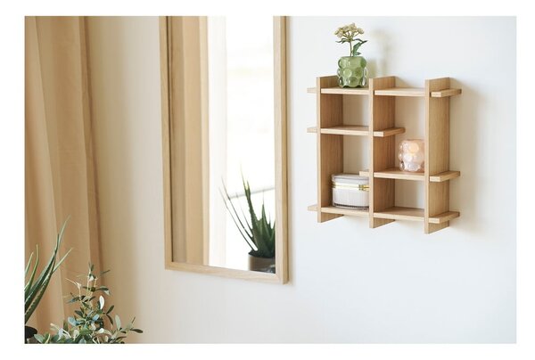 Raft în culoare naturală etajat cu aspect de lemn de stejar 40 cm Olsberg – House Nordic