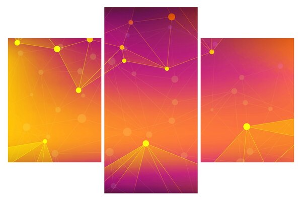 Tabloul modern colorat (90x60 cm)