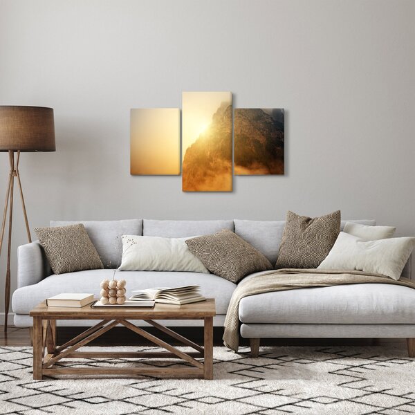 Tabloul muntelui în ceață (90x60 cm)