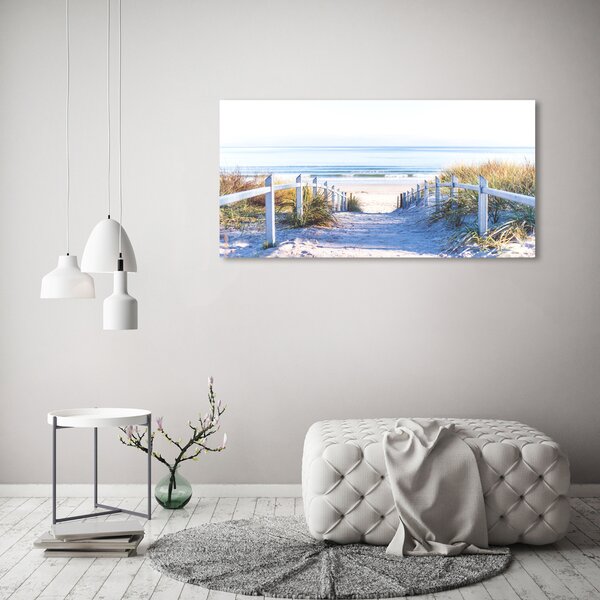 Fotografie imprimată pe sticlă dune de coastă