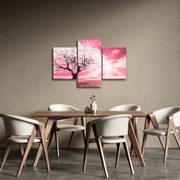 Tabloul cu pomul roz (90x60 cm)