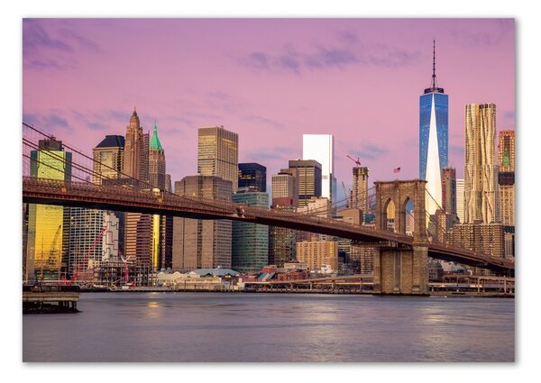 Tablou pe pe sticlă Manhattan New York City