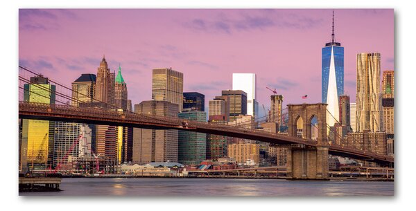 Tablou pe pe sticlă Manhattan New York City