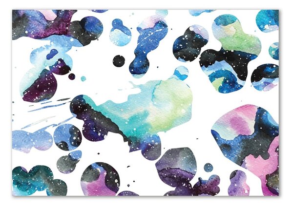 Tablou pe pe sticlă culoare Galaxy