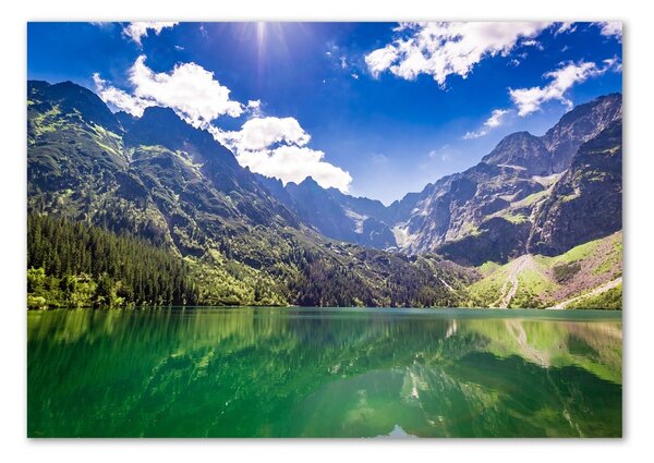 Tablou Printat Pe Sticlă Marine ochi Tatry