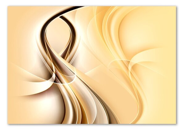 Tablou sticlă valuri abstracte