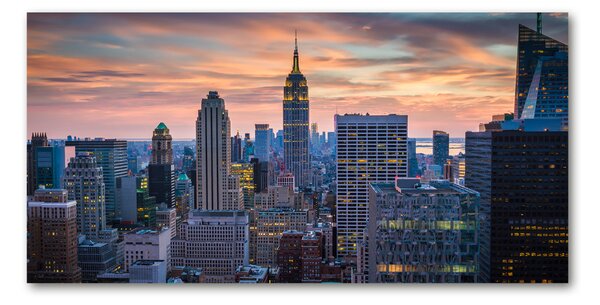 Tablou sticlă Manhattan New York City