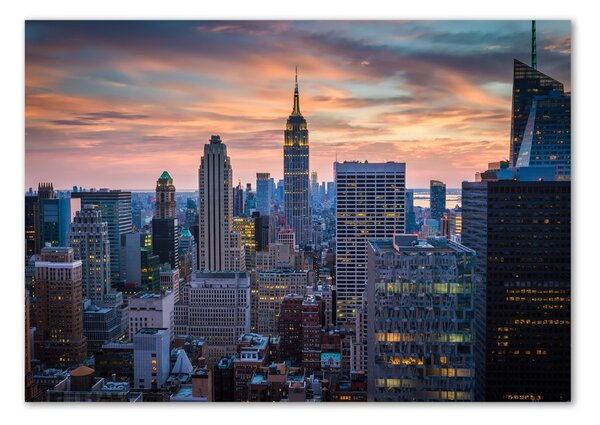 Tablou sticlă Manhattan New York City