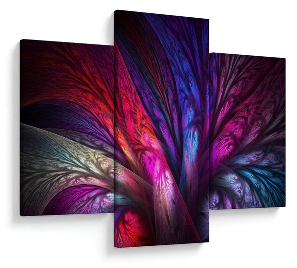 Tabloul abstract cu copacul (90x60 cm)