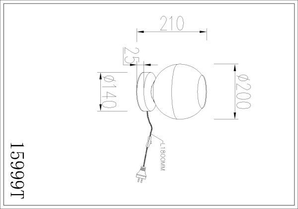Globo 15999T - Lampă de masă RAGUSA 1xE27/60W/230V