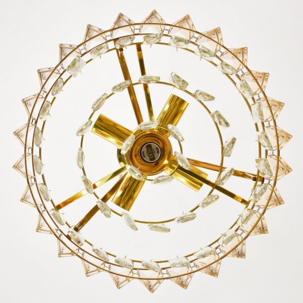 Brilagi - Candelabru CRISTAL cu lanț, 5xE14/40W/230V, diam. 38 cm