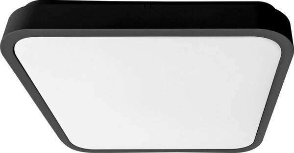 Brilagi - Plafonieră LED ZENNA, 12W/230V, 24x24 cm, IP44, neagră