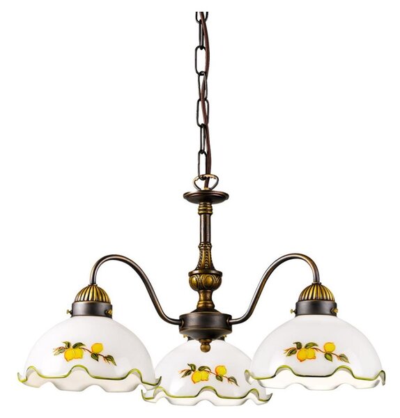 Kolarz 731.83.116 - Lustru cu lanț NONNA 3xE27/75W/230V, decor lămâi