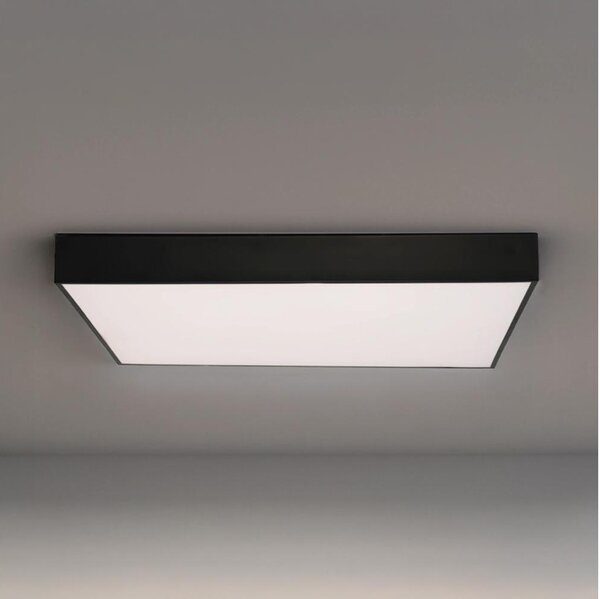 Plafonieră LED/215W/230V 3000/4000/6500K 80x80 cm neagră