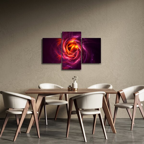 Tabloul cu abstracțiune modernă care luminează (90x60 cm)