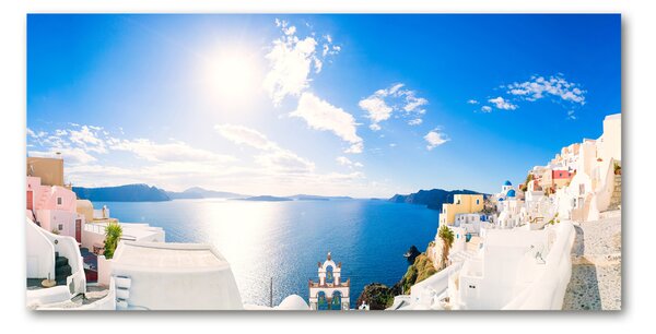 Tablou din Sticlă Santorini, Grecia