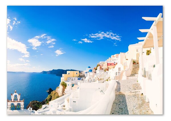 Tablou din Sticlă Santorini, Grecia