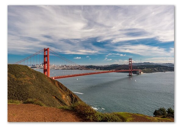 Imagine de sticlă Podul din San Francisco