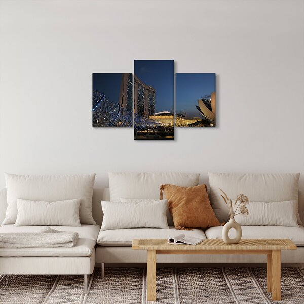 Tablou cu metropolă modernă (90x60 cm)