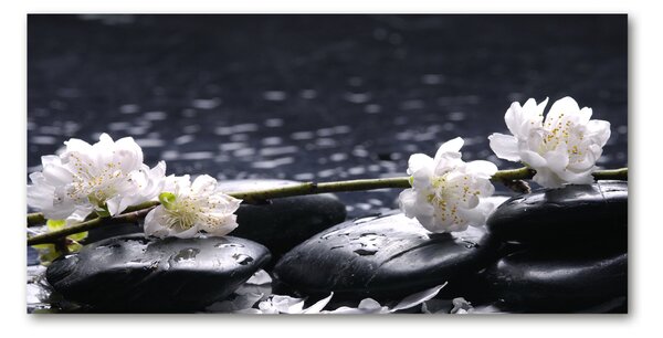 Imagine de sticlă floare de cires
