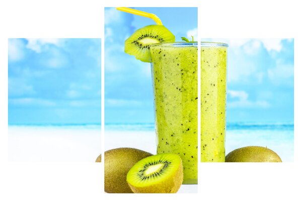 Tablou - smoothie kiwi (90x60 cm)