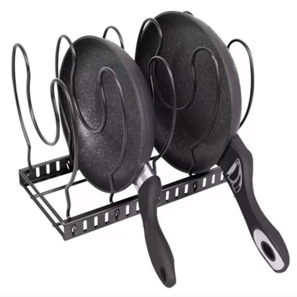 Suport metalic pentru organizare si depozitare farfurii, capace, tigai si vase, 30 x 20 cm