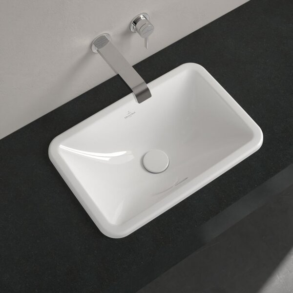 Villeroy & Boch Loop & Friends lavoar 51x34.5 cm dreptunghiular încastrat alb luciu 4A640001