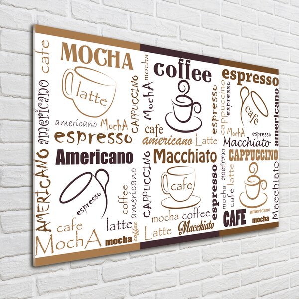 Tablou din Sticlă Timp de cafea