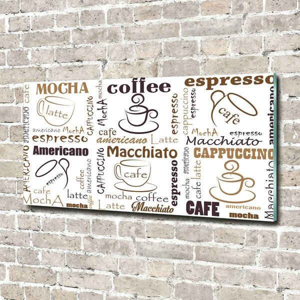 Tablou din Sticlă Timp de cafea