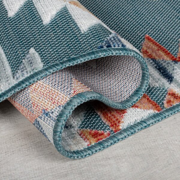 Covor pentru exterior și interior albastru 120x170 cm Avery Blue – Flair Rugs