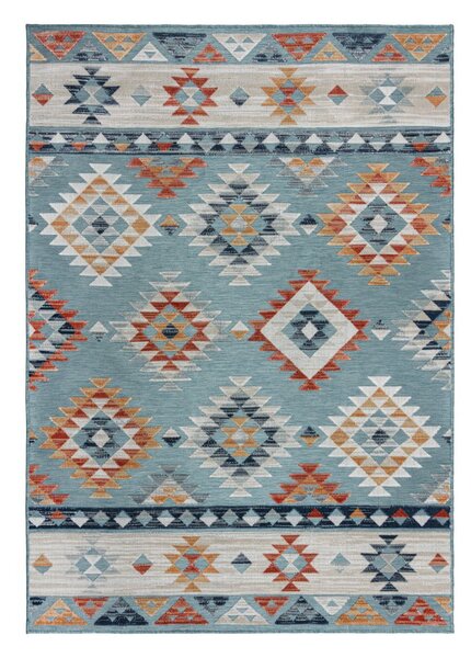 Covor pentru exterior și interior albastru 120x170 cm Avery Blue – Flair Rugs