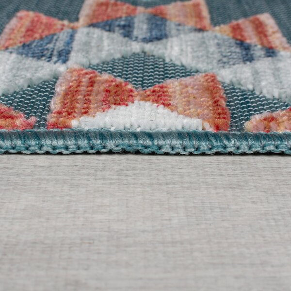 Covor pentru exterior și interior albastru 120x170 cm Avery Blue – Flair Rugs