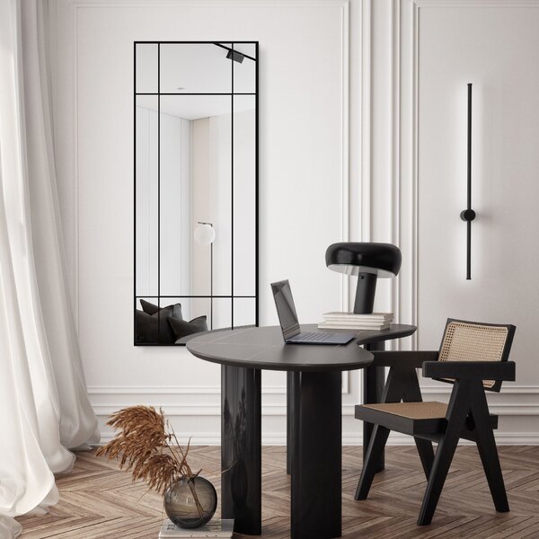 Styler Loft oglindă 60x150 cm dreptunghiular negru LU-12371