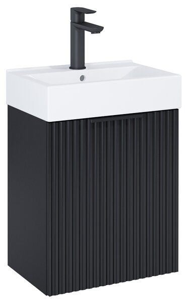Roca Reef lavoar cu dulap 44.6 cm negru A852446532