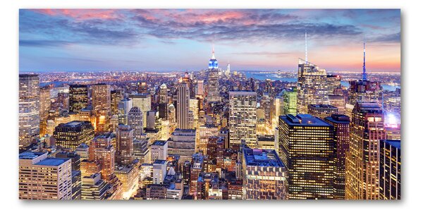 Tablou pe pe sticlă New York