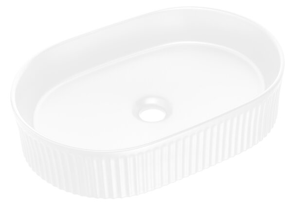 Comad Beyond lavoar 48x32.5 cm ovale de blat alb luciu BEYOND 5 WHITE ( E-6564 )