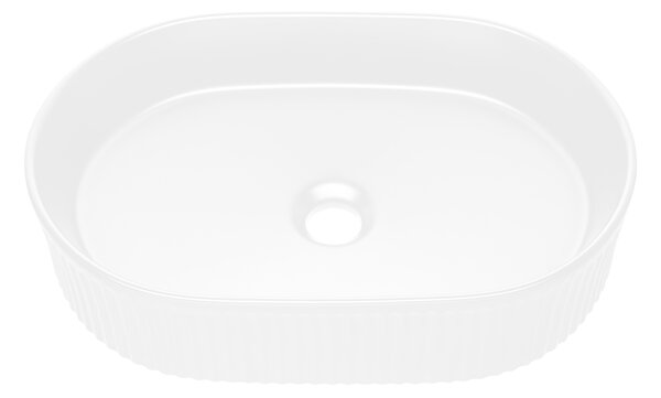Comad Beyond lavoar 48x32.5 cm ovale de blat alb luciu BEYOND 5 WHITE ( E-6564 )