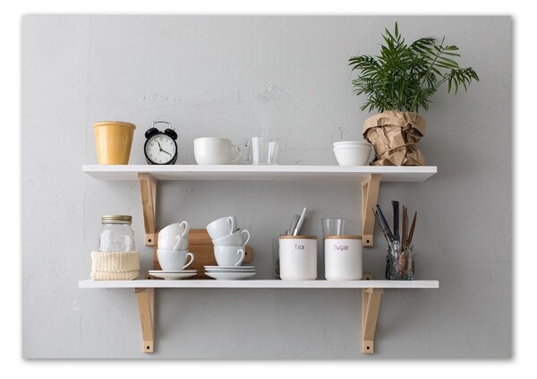 Tablou Printat Pe Sticlă Decoratiuni pe raft