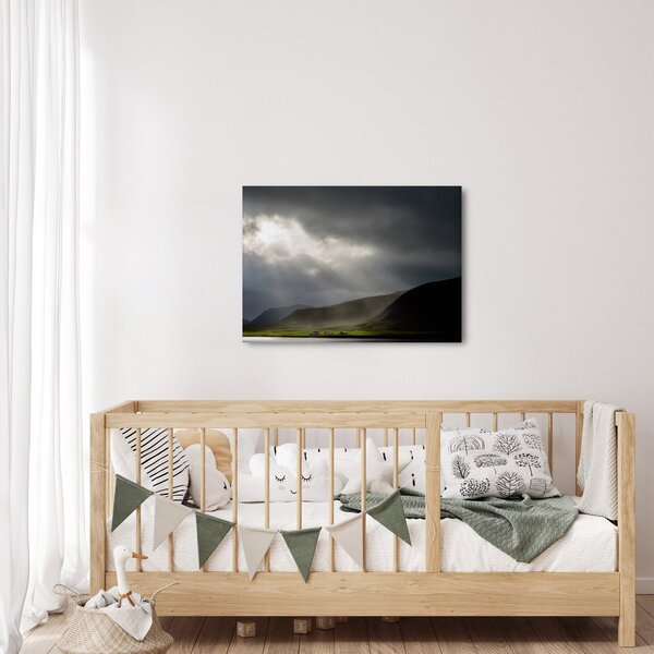 Tablou cu furtuna în apropiere (70x50 cm)
