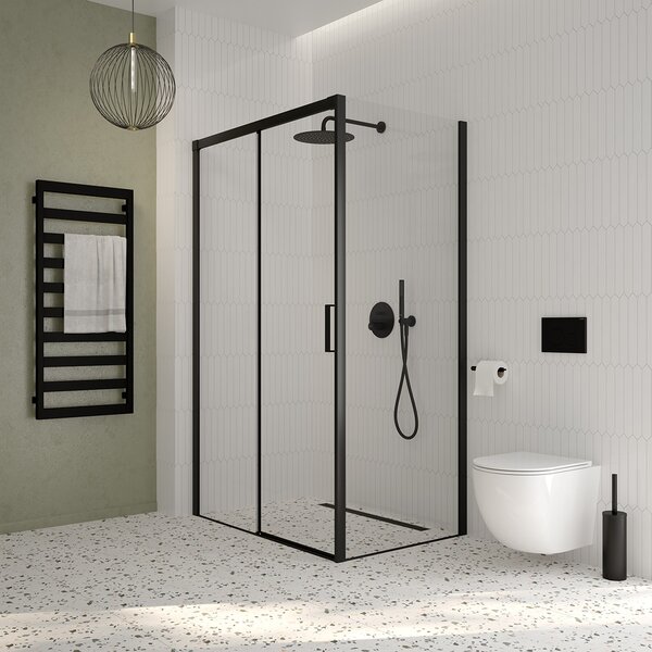 Oltens Lule buton de spălare pentru WC czarny mat 57104300