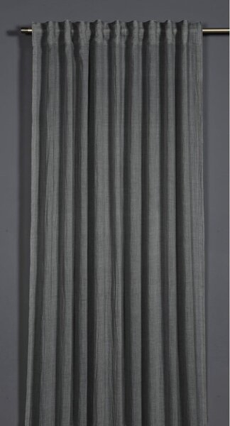 Draperie gri închis 135x245 cm Etamine – Sehlbach