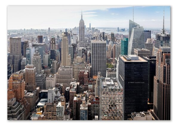 Tablou pe pe sticlă New York