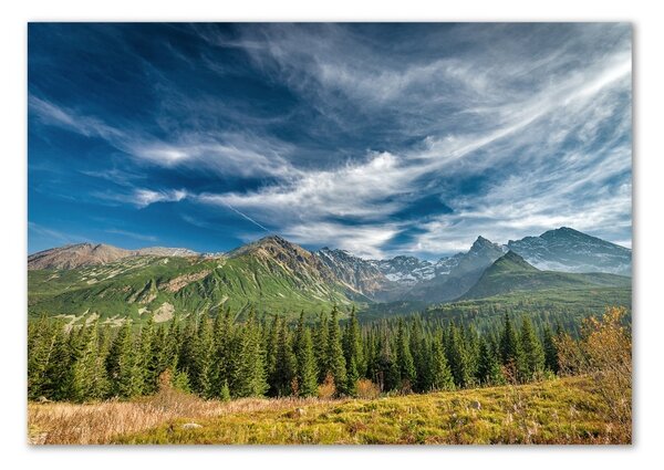 Imagine de sticlă Toamna în Munții Tatra