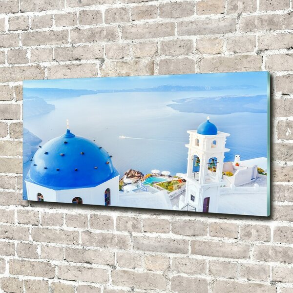 Fotografie imprimată pe sticlă Santorini, Grecia