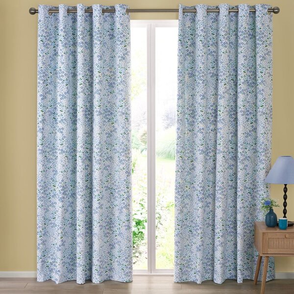 Draperii verzi-albastre 2 buc. 168x229 cm Tilly Floral – Catherine Lansfield