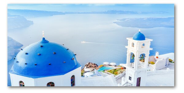 Fotografie imprimată pe sticlă Santorini, Grecia